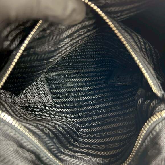 PRADA Black Leather Shoulder Bag - Picture 10 of 10